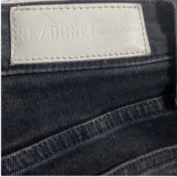 RE/DONE Originals  High Rise Ankle Crop Jeans - Picture 7 of 9